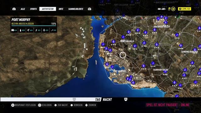 PS4 011 nfs heat Karte alle Aktivitäten, Flamingos, Graffiti, Werbetafeln смотреть онлайн