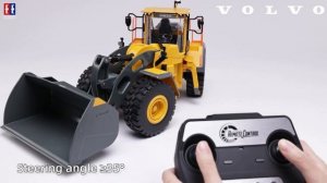 Remote Control Wheel Loader Volvo L260H | Double E E592 demonstration