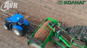 Прицепной 2х рядный картофелеуборочный комбайн Колнаг