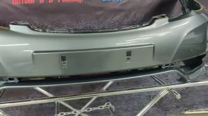 Бампер передний daewoo gentra цвет серый gnj новый есть все цвета