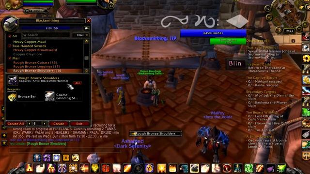 World of Warcraft ( Patch 4.2 ) : 75 - 150 Blacksmithing Guide