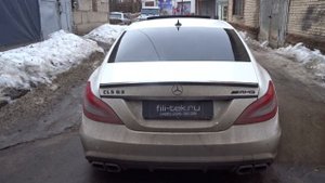 Доработка выхлопной системы Mercedes CLS63 AMG W218