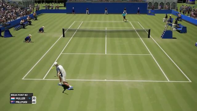 Gilles Müller vs John Millman - AO International Tennis - Gameplay