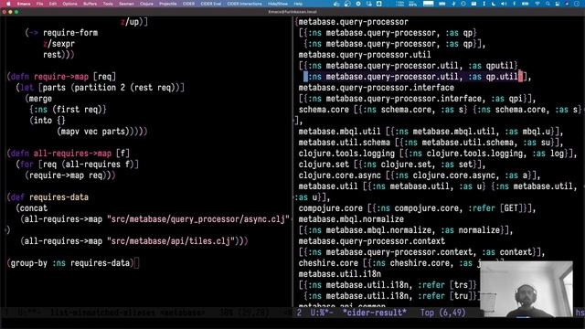 detecting inconsistent aliases in a clojure codebase