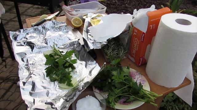 Сибас и шашлыки из индейки.