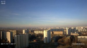 Панорама Москвы Таймплапс 151128