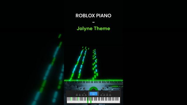 Jolyne Theme | JoJo's Bizarre Adventure: Stone Ocean OST [ROBLOX Piano] #shorts