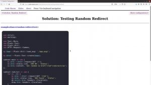 Perl Dancer Part 20: Solution Random redirect