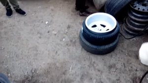 Не повторять!! Накачка шин! Ширина диска 8, шины 165