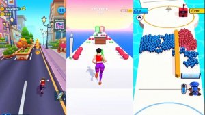 Twerk Race 3D / Subway Princess Runner / Mob Control /The Best Gameplay Walkthrough/All Levels