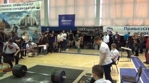 Михаил Кокляев Рекорд России в становой тяге 417.5кг