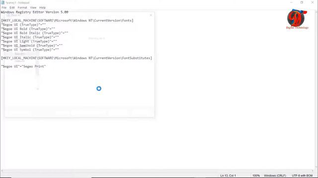 How to Change the Default Font in Windows 10 (No Extra Tools ) Font Change in Hindi