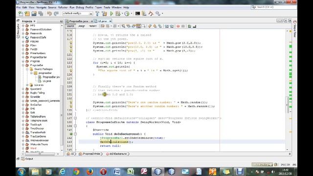 Java JProgressbar - SwingWorker смотреть онлайн