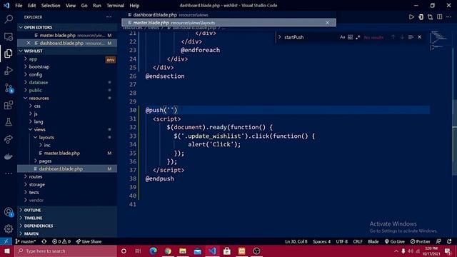 Add Product in Wishlist using Laravel 8 | AJAX & jQuery