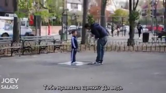 Социальный эксперимент с детьми и незнакомцем