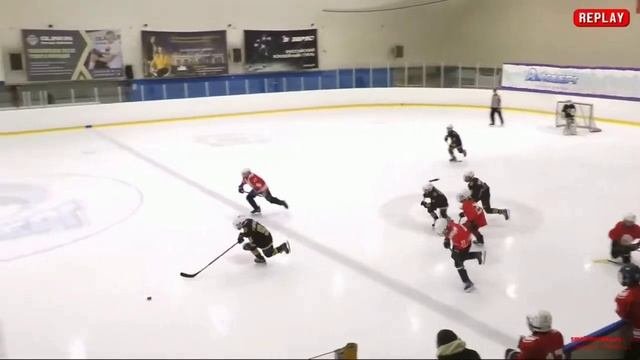 Детский хоккей.Гол Егора ШКОЛА СОВЕТСКОГО ХОККЕЯ (Магнитогорск).