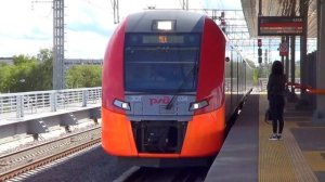 Электропоезд ЭС2Г-034 "Ласточка", станция "МЦК" Нижегородская