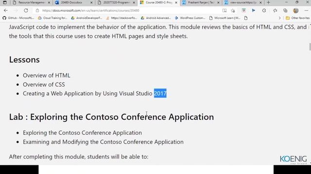 Learn Programming in HTML5 with JavaScript and CSS3 online | Koenig Solutions