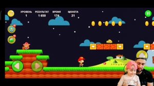 иГРАЕМ в марио!ЛЕТСПЛЕЙ !ИГРА для детей