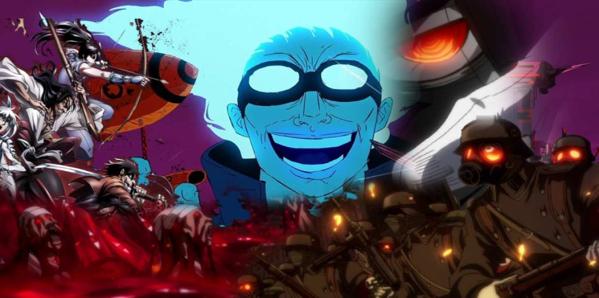 Hellsing Ultimate | Drifters (Diving by zero / Slim pickens rides the bomb to hell) AMV смотреть онлайн