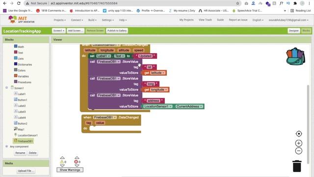 How To Create Location Tracking App in MIT App Inventor