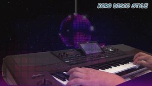 Музыка в стиле DISCO на синтезаторе KORG