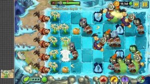 Растение против Зомби 2/Plants vs Zombies ™2/PvZ2 Adventure Frostbite Caves 18/Замороженные Пещеры18
