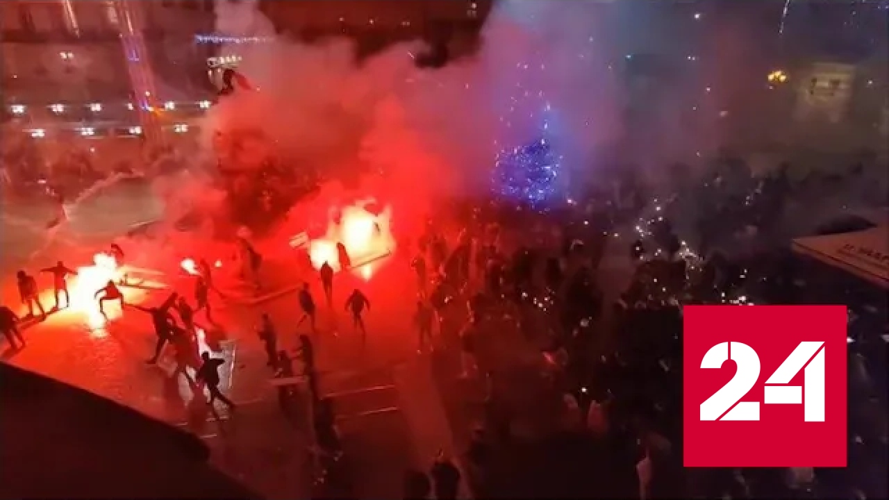 Футбольное сражение французов и марокканцев перешло в уличное - Россия 24 