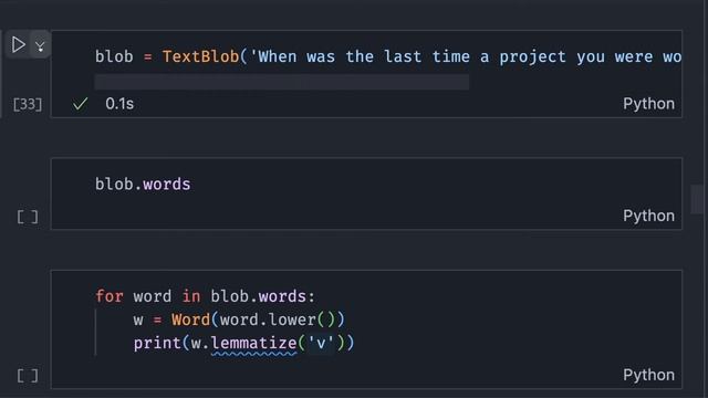 Processing Text in Python Within One Line of Code with TextBlob