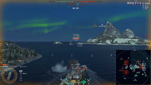 ⚓Обзор линкора Kansas // Тихоход 8 уровня! смотреть онлайн