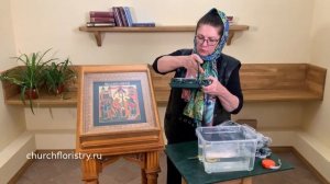 Как установить оазис над иконой