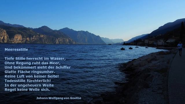 Johann Wolfgang von Goethe - Meeresstille - Deutsche Lyrik