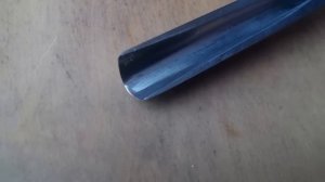 Полукруглая стамеска своими руками - бюджетный вариант