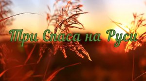 Викторина "Три Спаса на Руси"