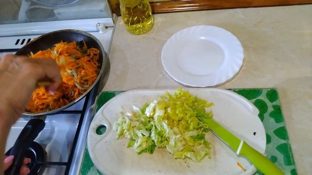 Овощные голубцы. Vegetable cabbage rolls.