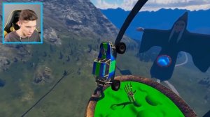 Безумные Прыжки через Котёл Ведьмы с ЗЕЛЁНЫМ ЗЕЛЬЕМ BeamNG Drive Челлендж!