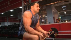 Сгибание запястий со штангой хватом снизу