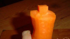 Шишка из моркови