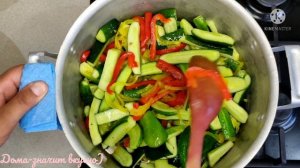 Салат из Огурцов с Луком и Перцем на зиму.?