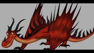 Рисуем дракона из мультфильма "Как приручить Дракона" - [Digital Speed Painting] - Photoshop