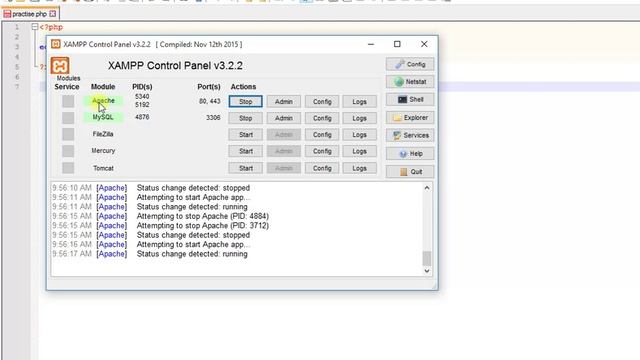 Fixing the IP address in Xampp localhost смотреть онлайн