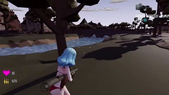 #4 Трешь игра Inglorious Waifu VS Nazi Zombies смотреть онлайн