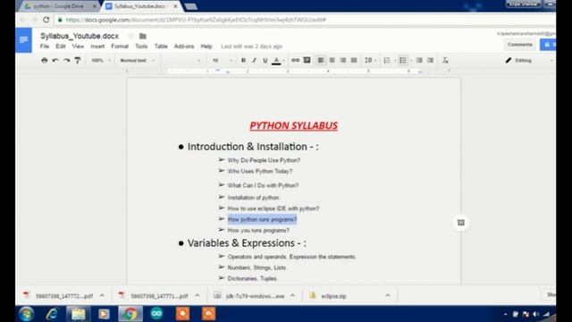 T-1 General Terms used in Programming and Python syllabus coverage