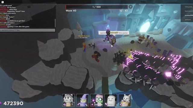 Roblox {Beating Casual Mode Hard with 4 Players In Glowing Glacier} [Tower Heroes] смотреть онлайн