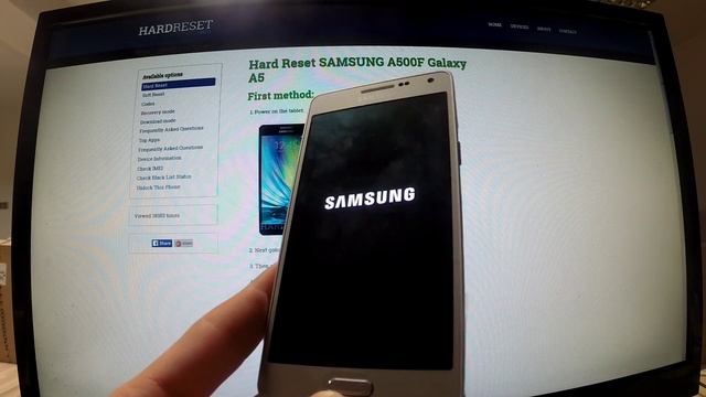 Hard Reset: SAMSUNG Galaxy A5 - HOW TO CLEAR Phone by Factory Reset смотреть онлайн
