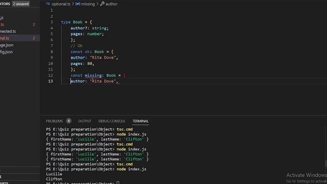 Optional Property in Typescript | Typescript Tutorial for Beginners in Hindi
