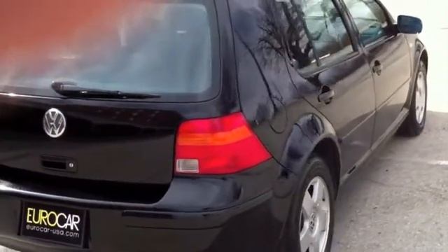 EuroCar 2002 VW Golf GLS Black SOLD смотреть онлайн