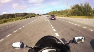 Мотодальняк ч. 1/ 4000 км на спорте /психанул после 300 км/ лопнуло колесо / путешествия на мото