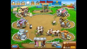 Farm Frenzy Pizza Party only GOLD German Street 4 (level 73) Веселая ферма Печем пиццу Немецкая 4