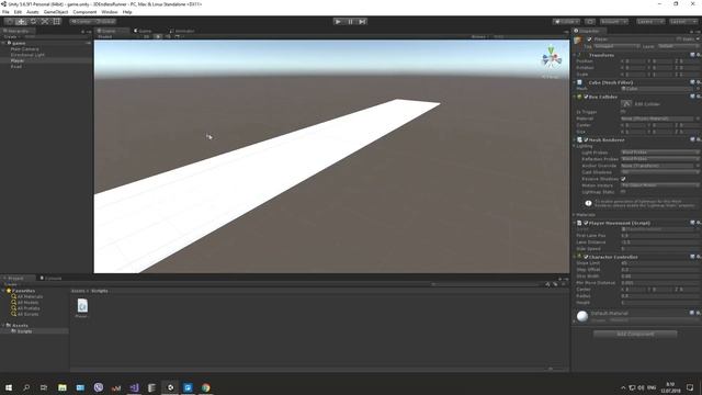 3D Раннер на Unity #1 - Движение игрока